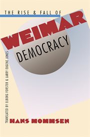 The rise and fall of Weimar democracy cover image