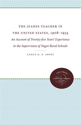 Cover image for The Jeanes Teacher in the United States, 1908-1933