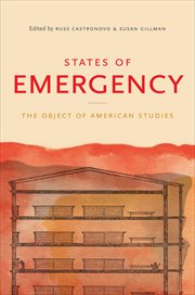 States of emergency: the object of American studies cover image