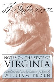 Notes on the state of Virginia cover image