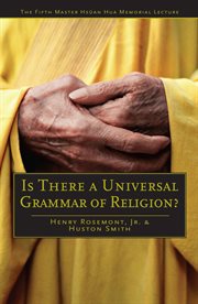 Is there a universal grammar of religion? cover image