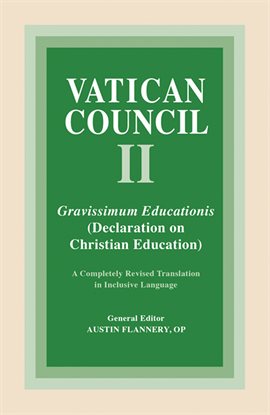 Cover image for Gravissimum Educationis
