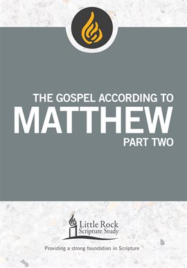Cover image for The Gospel According to Matthew, Part Two