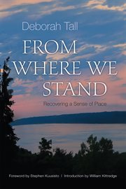 From where we stand: recovering a sense of place cover image