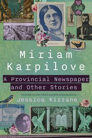 A Provincial Newspaper and Other Stories : Judaic Traditions in Literature, Music, and Art cover image
