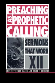 Preaching as prophetic calling cover image