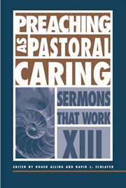 Preaching as pastoral caring cover image