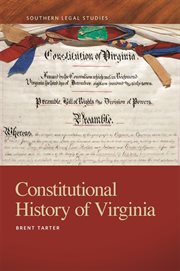 Constitutional history of Virginia cover image