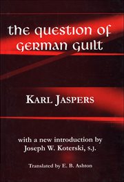 The Question of German Guilt cover image
