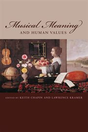 Musical meaning and human values cover image