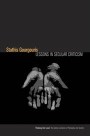 Lessons in secular criticism cover image