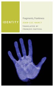 Identity: fragments, frankness cover image