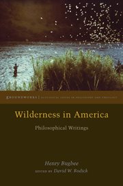 Wilderness in America : philosophical writings cover image