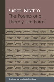 Critical rhythm : the poetics of a literary life form cover image
