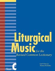 Liturgical music for the revised common lectionary year c cover image