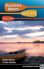 Boundary waters canoe area. Western region cover image