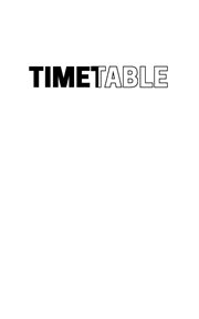 Timetable cover image