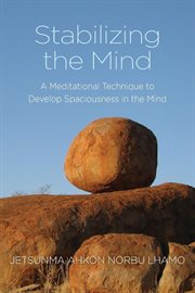 Stabilizing the mind : a meditational technique to develop spaciousness in the mind cover image