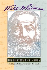 Walt Whitman--the measure of his song cover image