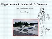 Flight lessons 4: leadership & command. How Eddie Learned to Lead cover image