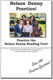 Nelson denny practice!. Nelson Denny Practice Test Questions cover image