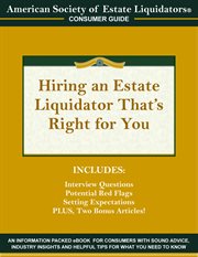 Hiring an estate liquidator that's right for you cover image