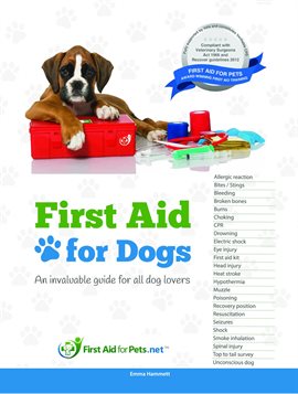 Cover image for First Aid for Dogs