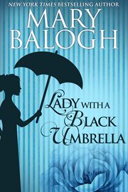 Lady with a black umbrella cover image