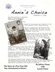 Annie's choice. The Story of A Five-Year Old Boy Abandoned In Mexico cover image