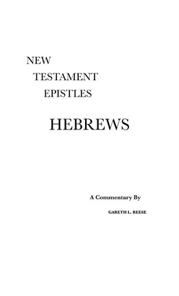 Cover image for Hebrews