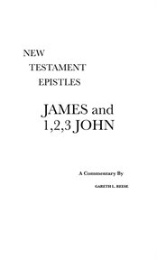 James and 1,2,3 john. A Critical & Exegetical Commentary cover image