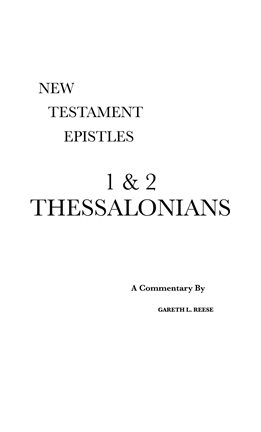 Cover image for 1 & 2 Thessalonians