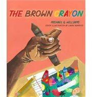 The brown crayon cover image
