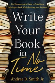 Write your book in no time cover image