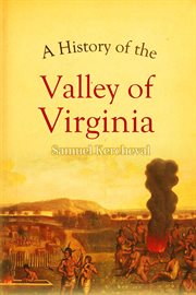 A History of the Valley of Virginia cover image