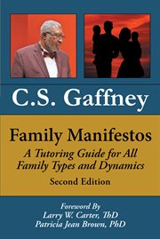 Family manifestos. A Tutoring Guide for All Family Types and Dynamics cover image