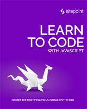 Learn to code with JavaScript cover image