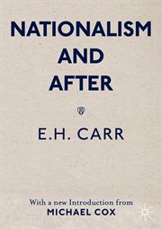 Nationalism and After cover image