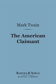 The American claimant and other stories and sketches cover image