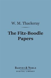 The Fitz-Boodle papers cover image
