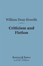 Criticism and fiction cover image