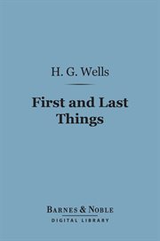 First and last things cover image