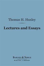 Lectures and essays cover image