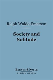 Society and solitude cover image