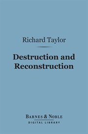 Destruction and reconstruction : personal experiences from the late war cover image