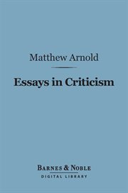 Essays in criticism. Second series cover image
