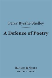 A defence of poetry cover image
