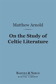 On the study of Celtic literature cover image