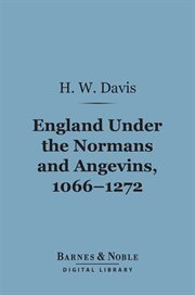 England under the Normans and Angevins, 1066-1272 cover image