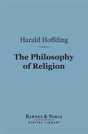 The philosophy of religion cover image